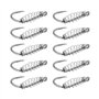 ECSiNG Lot de 40 Hameçons à Ressort pour Pêche Au Poisson-Chat Matériel de Pêche Hameçon à Barde Compatible avec La Pâte Power B