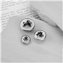 ECSiNG 50PCS Rondelles Starlock à Capuchon 4mm-10mm pour Clips de Retenue D'arbre Rondelles de Blocage D'arbre Rondelles à Emboî