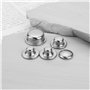 ECSiNG 50PCS Rondelles Starlock à Capuchon 4mm-10mm pour Clips de Retenue D'arbre Rondelles de Blocage D'arbre Rondelles à Emboî