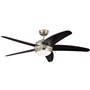72557 Ventilateur de plafond d'intérieur à cinq pales et une lampe Bendan de 132 cm
