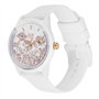ICE-WATCH - Ice Solar Power Spring White - Montre Blanche pour Femme avec Bracelet en Silicone - 020596 (Small)
