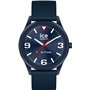 ICE-WATCH - Ice Solar Power Casual Blue Red - Montre Bleue pour Homme avec Bracelet en Silicone - 020605 (Medium)