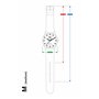 ICE-WATCH - Ice Solar Power Casual Blue Red - Montre Bleue pour Homme avec Bracelet en Silicone - 020605 (Medium)