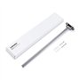 LDUDU Porte Serviette Salle de Bain 180°Rotatives Porte Serviette Murale Extensible de 40 à 60 cm Barre Porte Serviettes en Acie