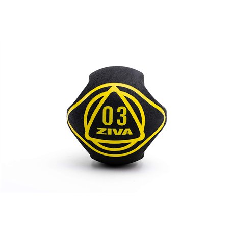 ZIVA Dual Grip Medicine 3kg Médecine Ball à Double Prise Mixte