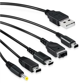 Mcbazel Câble de Chargeur USB 5 en 1 Remplacement