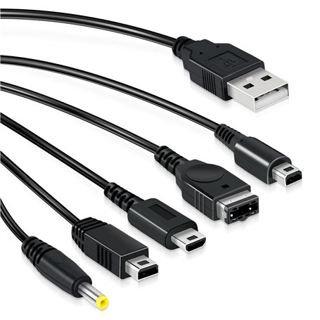 Mcbazel Câble de Chargeur USB 5 en 1 Remplacement