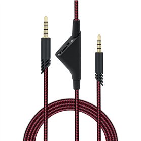 Mcbazel 2M Remplacement du Câble Audio Auxiliaire avec Contrôle du Volume pour le Casque de Jeu Astro A10/A30/A40 PS5/PS4/Xbox O