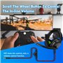 Mcbazel 2M Remplacement du Câble Audio Auxiliaire avec Contrôle du Volume pour le Casque de Jeu Astro A10/A30/A40 PS5/PS4/Xbox O