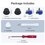 Mcbazel TMR Joysticks Électromagnétiques pour PS5 DualSense/ Edge, Accessoires de Remplacement pour Manette PS5, Capuchons de Jo