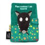 LES DEGLINGOS - Protège carnet de santé LOUP x Les Déglingos - Vert - Fermeture en velcro - Ludique - Cadeau enfant et bébé - Ti