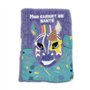 LES DEGLINGOS - Protège carnet de santé Kiprokos le Zèbre - Violet - Fermeture en velcro - Ludique - Cadeau enfant et bébé - Tis