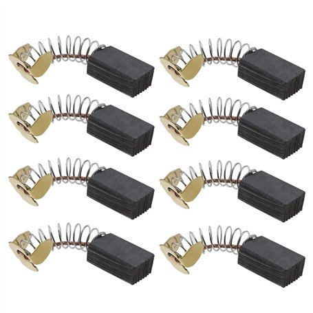 eMagTech 4 Paires Balais de Charbon de Moteur CB103 6x10x16mm Compatible avec HM0810 181030 Pièces de Rechange d'outils Électriq
