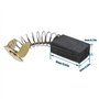 eMagTech 4 Paires Balais de Charbon de Moteur CB103 6x10x16mm Compatible avec HM0810 181030 Pièces de Rechange d'outils Électriq