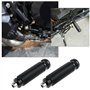 eMagTech 1 paire de pédales droites universelles en aluminium CNC pour siège arrière de moto avec boulons de montage de 8 mm Noi