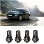 eMagTech 5pcs Connecteur d'antenne d'autoradio Mâle ISO Adaptateurs Convertisseurs Coque en Plastique Type à Sertir ou à Souder 