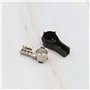 eMagTech 5pcs Connecteur d'antenne d'autoradio Mâle ISO Adaptateurs Convertisseurs Coque en Plastique Type à Sertir ou à Souder 
