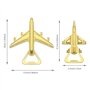 eMagTech 2pcs Ouvre-Bouteille de Bière en Forme d'avion et en Forme de Chasseur Outil d'ouverture de Bouteille Gadget Décoration