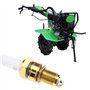 eMagTech 3pcs F7TC Bougie d’allumage Remplacement Nickelée Moteur à Essence Compatible avec Tondeuse à Gazon Tracteur Motoculteu