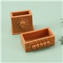 eMagTech 2 Ensemble de 14pcs Pot de Fleur pour Maison de Poupée Miniature Plante Pots en Terre Cuite Simulation Bonsaï Pot Fée J