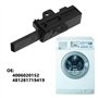 eMagTech 1 Paire de Balais de Charbon avec Support 4006020152 481281719419 Compatible avec AEG Compatible avec Electrolux Compat