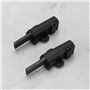 eMagTech 1 Paire de Balais de Charbon avec Support 4006020152 481281719419 Compatible avec AEG Compatible avec Electrolux Compat