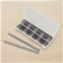 eMagTech 10pcs Lames de Raboteuse Électrique HSS 82mm avec Double Tranchant Remplacement Compatible avec Makita Raboteuses à Mai