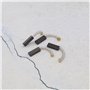 ECSiNG 2 paires Balais de Charbon de Moteur 6x11x30mm pour Meuleuse d'angle Perceuse à Percussion Rotative Scie Circulaire Outil