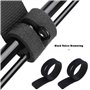 ECSiNG 10pcs Sangles de Canne à Pêche pour Attacher Cannes à Pêche Réglable Extensible Support Ceintures Bande Magique Ceinture 