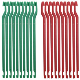 ECSiNG 20pcs Pêche Décrochage Dégorgeoirs en Plastique Portable Détacheur Crochet Extracteur Décrocher Extracteur de Pêche Fourn