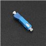 ECSiNG Lot de 2 adaptateurs à fibre optique monomode 9/125 SM SC mâle vers LC femelle convertisseur de fibre optique hybride pou