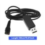 ECSiNG 2pcs Câble de Chargeur de Rasoir USB Remplacement Compatible avec Wahl Color Pro 9649 Tondeuses sans fil Cordon d'aliment
