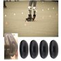 ECSiNG 8pcs 64mm 82A Roues de Patin à Roues Alignées avec Roulements ABEC-7 Roues de Patinage à roulettes Roues de Bagage Roues 