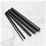 ECSiNG 10pcs Canne en Fibre de Carbone Réparation Canne à Pêche Kit de Pêche à la Mouche Tige en Fibre de Carbone Solide pour Ca