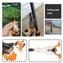ECSiNG 3pcs Leurres de Pêche en Surface Comprenant des Leurres de Pêche en Surface en Forme de Canard 3D avec Crochet pour Eau D