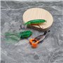 ECSiNG 3pcs Leurres de Pêche en Surface Comprenant des Leurres de Pêche en Surface en Forme de Canard 3D avec Crochet pour Eau D