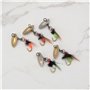ECSiNG 5 Pièces Bionic Leurres de Pêche à La Mouche Pêche à La Mouche Mouches Appât avec Spinner de Pêche pour Bar Poisson-Solei