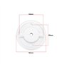 ECSiNG Lot de 2 Bases de Montage Murales pour Caméra Intelligente TL70 Accessoires Compatible avec Tapo C200 Compatible avec TP-