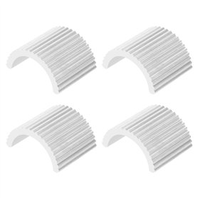 LT Easiyl 4 Pièces Cales de Guidon de Vélo en Alliage d'aluminium Entretoise de Guidon de Moto Rondelles de Conversion Joint de