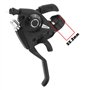 LT Easiyl 1 Paire de Leviers de Frein de Vélo 3x7 21 Vitesses avec Câbles de Changement de Vitesse Indicateur de Vitesse pour VT