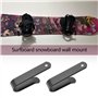 LT Easiyl 4 Pièces Support de Snowboard Support Mural Planche de Surf Planche à Pagaie Support Mural Présentoir de Planche à rou