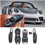 LT Easiyl Étui pour Clé Télécommande à 3 Boutons Compatible avec Panamera Compatible avec Macan Compatible avec Boxster 81 X 33 