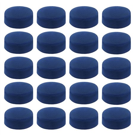 LT Easiyl Lot de 50 embouts de rechange en cuir pour queue de billard Bleu 9 mm
