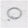 LT Easiyl 2 Pièces Câble d'accélérateur à Tête Z pour Tondeuse à Gazon 2000mm Crochet en Z Câble de Frein pour Moteur Extrémité 