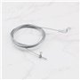 LT Easiyl 2 Pièces Câble d'accélérateur à Tête Z pour Tondeuse à Gazon 2000mm Crochet en Z Câble de Frein pour Moteur Extrémité 