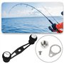 LT Easiyl 1 Poignée de Moulinet de Pêche avec Poignée EVA Compatible avec Abu Garcia Daiwa Moulinet Baitcasting Installation Côt