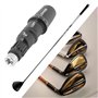 LT Easiyl 1 adaptateur d'arbre de golf 0,335 - Manchon de remplacement compatible avec TaylorMade Qi10 RH M1-M6 Driver - Noir