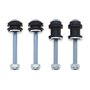 SG Store Kit de Matériel d'amarrage pour Porte-Bagages de Moto Sissy Bar Détachable pour Les Modèles XL 2004-2023 (sauf XL1200CX