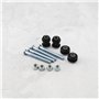 SG Store Kit de Matériel d'amarrage pour Porte-Bagages de Moto Sissy Bar Détachable pour Les Modèles XL 2004-2023 (sauf XL1200CX