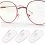 SG Store 10 Paires de Plaquettes de Nez pour Lunettes en Silicone Ovale en Forme de D 7 X 14 Mm Compatible avec Tom Ford les Lun